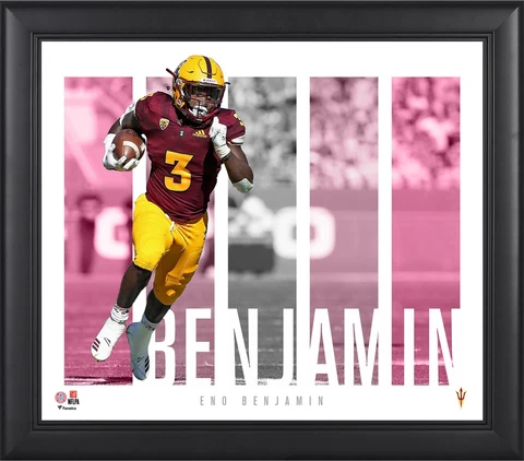 Eno Benjamin Arizona State Sun Devils Framed 15x17 Player Panel Collage Cover