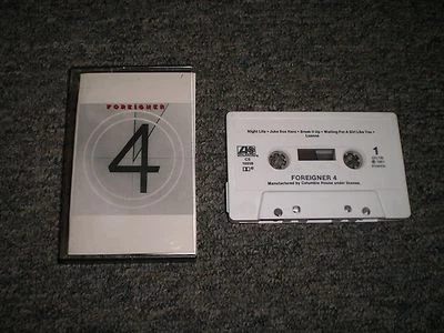 Foreigner~4~1981 Classic Rock~Cassette Tape~Atlantic Records~FAST SHIPPING - Image 1 of 3