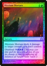 Mizzium Mortars FOIL Return to Ravnica PLD Red Rare MAGIC MTG CARD ABUGames