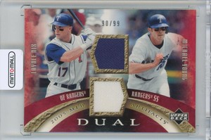 2005 Upper Deck Artifacts Dual Artifacts Baseball Dual Patch Laynce Nix Michael