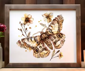 Impresión de arte de pared de mariposa, impresión de mariposa neutra, impresión de decoración de arte de pared #88 - Imagen 1 de 2