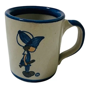 Louisville Steingut Becher Tasse Little Boy Jason mit Baseballschläger und Ball Sport - Bild 1 von 8