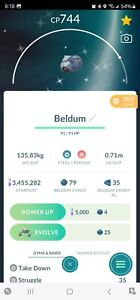Shiny Beldum from 2018 for Lucky trade - Pokémon Trade GO (30days if needed)