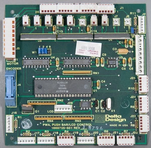 Refurbished Delta Design PN: 1669755-501 Push Bar/LCD Control Board Assembly - Picture 1 of 4