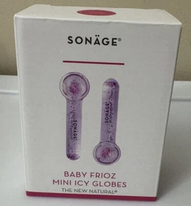 Sonage Frioz Mini Size Icy Globes Facial Massager Set NIB - Picture 1 of 5