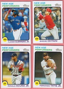Topps Heritage New Age Performers 2022 ~ Tú eliges ~ Completa tu conjunto - Imagen 1 de 18