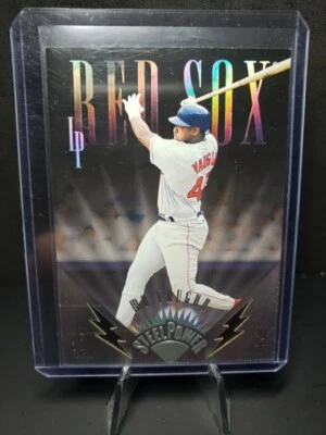 Mo Vaughn Redsox 1996 Hoja Preferida Acero Power Encased número/5000 Foto 1 de 2