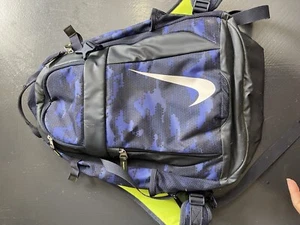 Nike Back Pack Blue & Neon Yellow - Picture 1 of 9