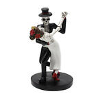 Skeleton Couple Statue Wedding Tango Dance Skeleton Figurine for Home Office