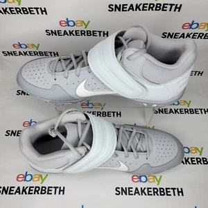 Botines Nike Alpha Huarache Varsity blancos para hombre 13 AO7956 004 - Imagen 1 de 5