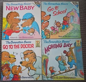 Vintage 1980s Berenstain Bears First Time Books 1st 4 in Series - Picture 1 of 10
