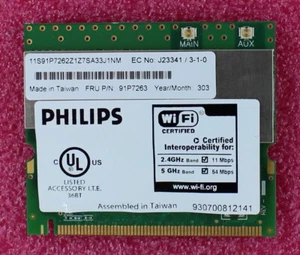 91P7263 - IBM ThinkPad Ww Wireless Mini PCi Lan Card - Picture 1 of 1
