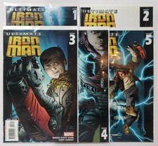 Ultimate Iron Man #1 2 3 4 5 Kubert 2005  (a2)