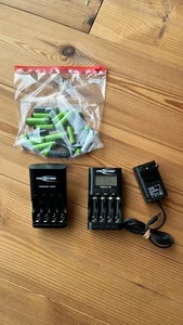 Ansmann Akku Ladegeräte plus Akku Set, - Powerline 4 Pro & Powerline 4 Smart - Bild 1 von 5