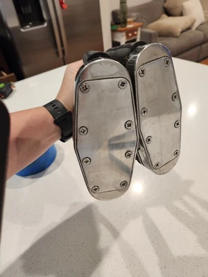 Estribos ingleses Metalab Air con cuero Foto 1 de 4