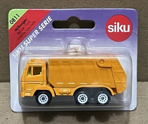 Siku 0811 Scania Garbage Refuse Truck Orange (Blister Pack) Sealed New - Picture 1 of 4