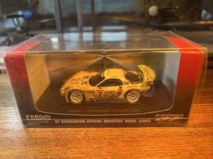 Ebro 1/43 Amemiya Asparadrink Mazda Rx7 Jgtc 2004 Yellow Finished Product BNIB - Picture 1 of 4