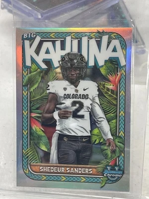 2023 Bowman University Chrome - The Big Kahuna Shedeur Sanders #TBK-4 (RC) - Image 1 of 2