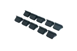 System-S 10X Mini USB Port Cover Silicone Anti Dust Protection 7 X 2 Mm Plug - Picture 1 of 4