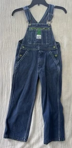 Liberty Denim Jean Bib Overalls Straight Leg Blue Youth Boys Girls Sz 8 Regular - Picture 1 of 7