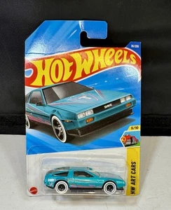 HOT WHEELS 2025 #36 VERDE AZULADO DMC DELOREAN STOCK DMC-12 REGRESO AL FUTURO NUEVO - Imagen 1 de 3