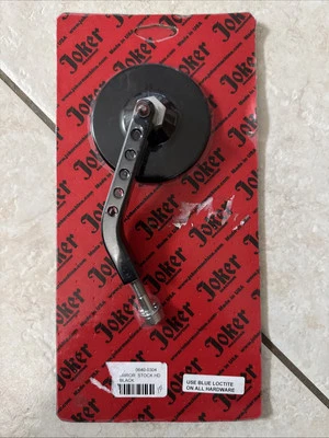 Espejo retrovisor Joker Machine View Tech VII VT7 negro Billet Harley izquierda A1 Foto 1 de 2