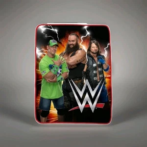 New Wrestling WWE Plush Fleece Throw Gift Blanket John Cena Styles Strowman SOFT - Picture 1 of 6