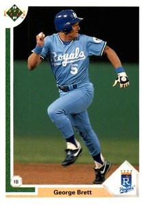1991 Upper Deck #525 George Brett Kansas City Royals HOF