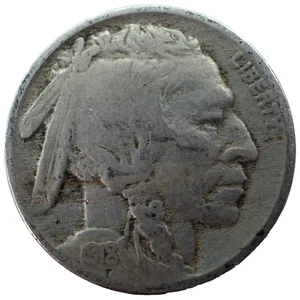 1918 Buffalo Nickel - F - Fine - Picture 1 of 2
