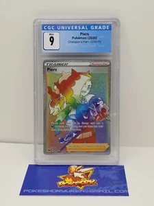 Pokemon 2020 CGC 9 Sword & Shield Champion's Path Piers SR 078/073 - Picture 1 of 4