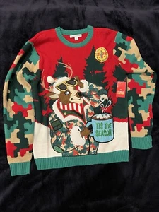 Ugly Christmas Sweater Size Medium For Men - Picture 1 of 3