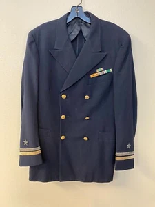WWII Navy Lieutenant Coat with Original Pins VERY RARE - Picture 1 of 17