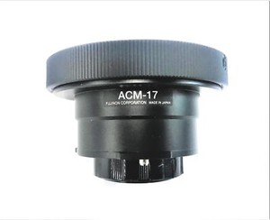 FUJINON CORPORATION CONVERSION ADAPTER 1/3 TO 2/3 LENS MOUNT ACM-17 NOS
