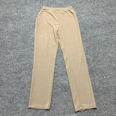 Pantalones de mujer Susan Graver Modern Essentials talla XS pequeños crema tiro medio Foto 1 de 4
