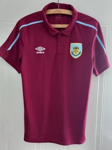 Camisa polo de fútbol americano Burnley Umbro rara camiseta original para hombre talla retro - Imagen 1 de 7