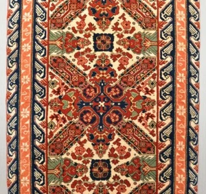 Antique Caucasian Runner Rug Seychour Kuba Shirvan carpet 3’2”x9’9″ 96x297cm - Picture 1 of 9