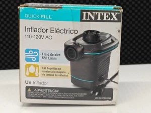 Electric Air Pump Intex Portable Quick-Fill for Air Mattresses 120v Ac Powered - Picture 1 of 7