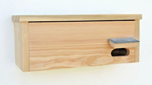 Swift box natural timber Welsh Larch Stainless screws Nesting Bird nest box - Picture 1 of 10
