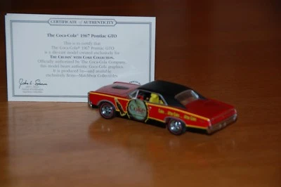 Matchbox Collectibles Coca-Cola 1967 Pontiac GTO - YMC03/B - Comes with COA. - Image 1 of 3