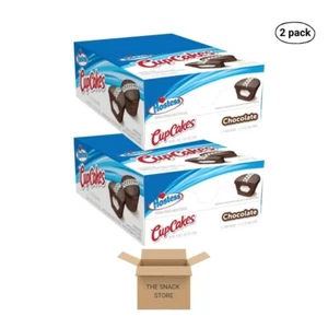 Hostess Chocolate Cupcakes, 3.17 Ounce, 12 Ct Double Packs, 24 Total Cupcakes! - Picture 1 of 8