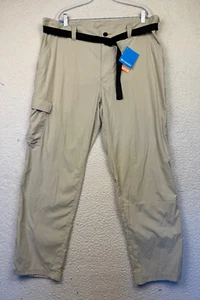 NUEVO Pantalones Columbia Battle Ridge Para Hombre 42x32 (Se Ajusta a 40x32) OmniShade con Cinturón - Imagen 1 de 7