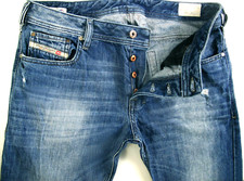 HOT Men USA DIESEL ZATINY 0U8B9 BOOTCUT DISTRESS Denim Jeans 31x32 (Fit 32x32.5)