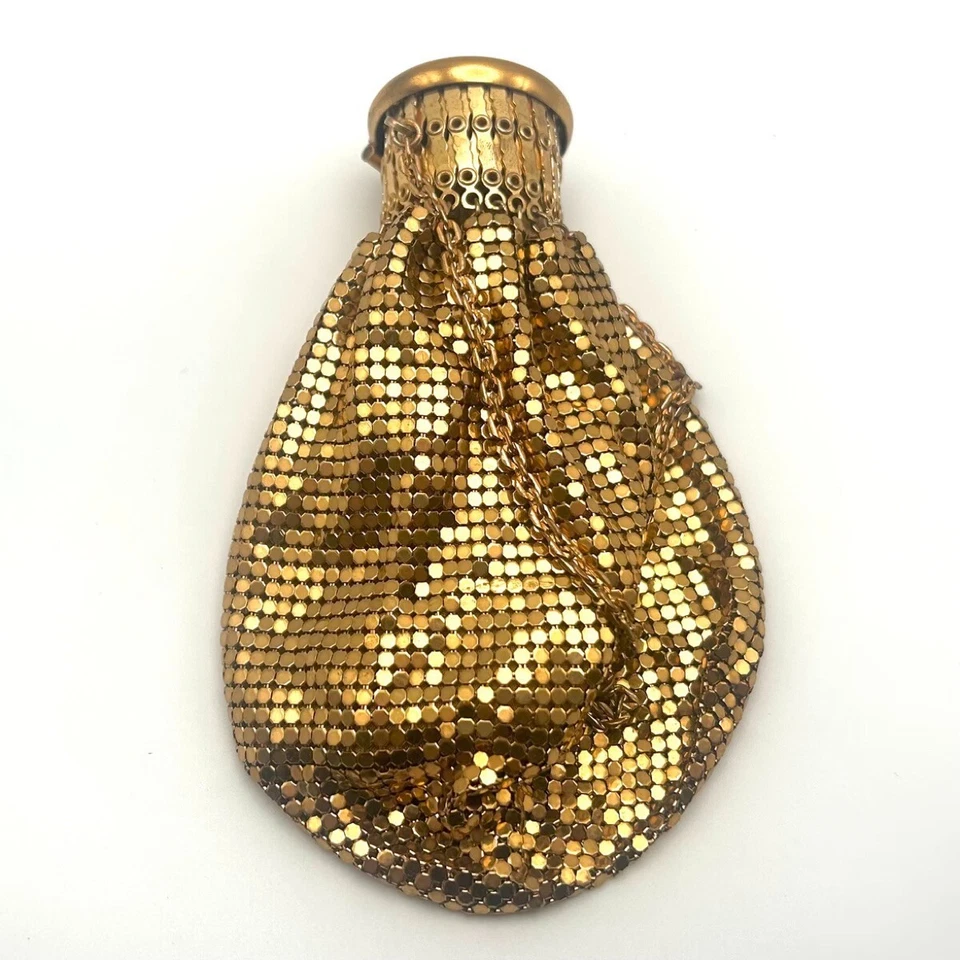 Cartera de malla vintage Whiting & Davis "Bolso de mendigo"  Foto 1 de 4