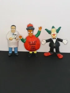 Vintage 2001 BK Kids Fox The Simpsons Treehouse of Horrors Halloween Figures X3 - Picture 1 of 8