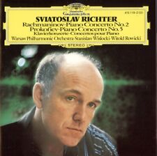 Rachmaninoff & Prokofiev: Piano Ctos 2 & 5 / Sviatoslav Richter (CD, 1985, DG)