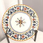 Portugal Dinner Plate Scroll Snowflake Medallion Daruta Style Floral Band