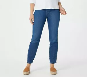 Pantalones de mezclilla GRAVER Susan Graver Petite de punto ajustados talla 2P - Imagen 1 de 2