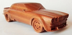 1:16 Holz Modellauto - 70er Jahre Classic British V12 Coupe - Display Sammlerstück - Bild 1 von 10