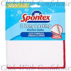 Spontex Long Lasting Kitchen Cloths, Pack of 2