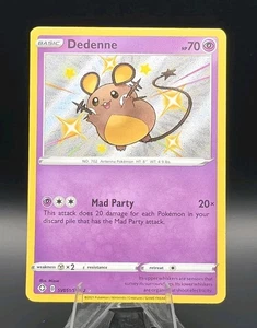 Dedenne SV051/SV122 Shining Fates: Shiny Vault Holo Pokémon CCG TCG Baby Shiny - Picture 1 of 2